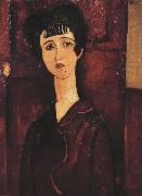 Amedeo Modigliani Portrait of a Girl (mk39) oil painting on canvas